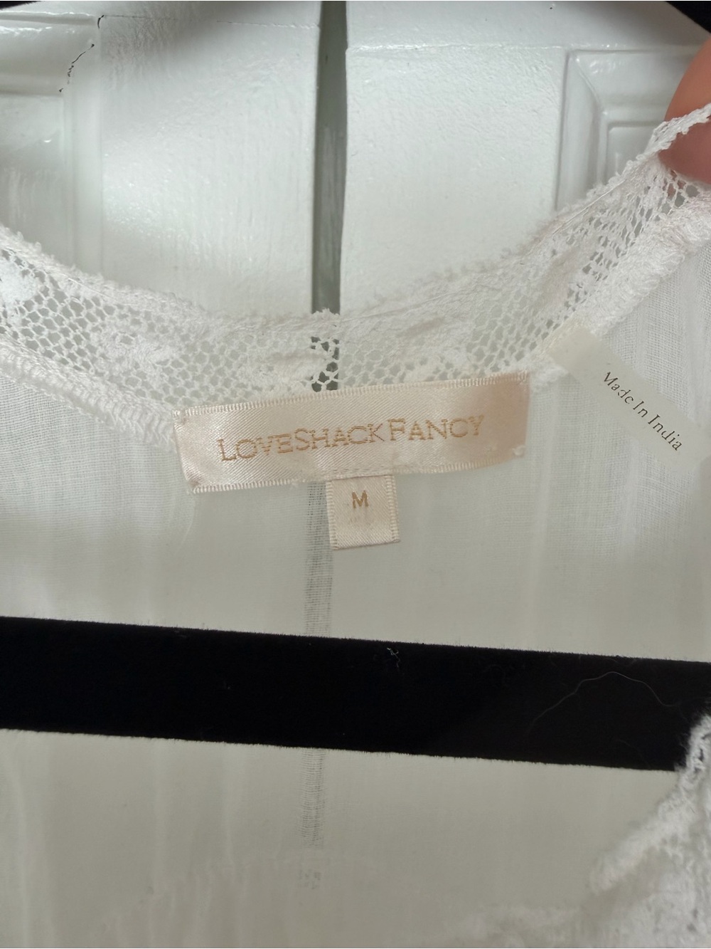 LoveShackFancy white Quincy dress Medium - Picture 3 of 7